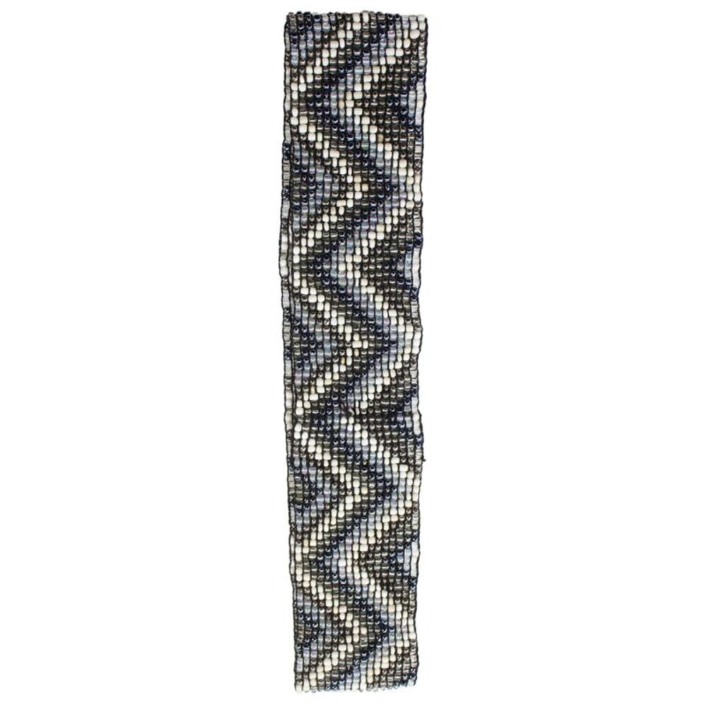 Cocobelle Womens Chevron Beaded Wide Width Stretch Belt Multi One Size